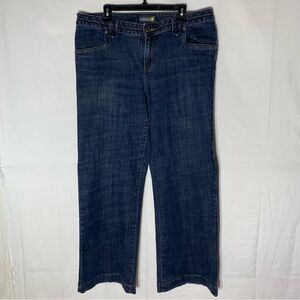 Venezia High Rise Dark Wash Wide Leg Blue Jeans 4